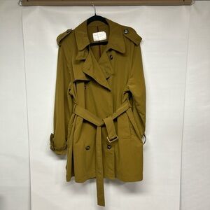 Zara Mustard Women's Trench Coat